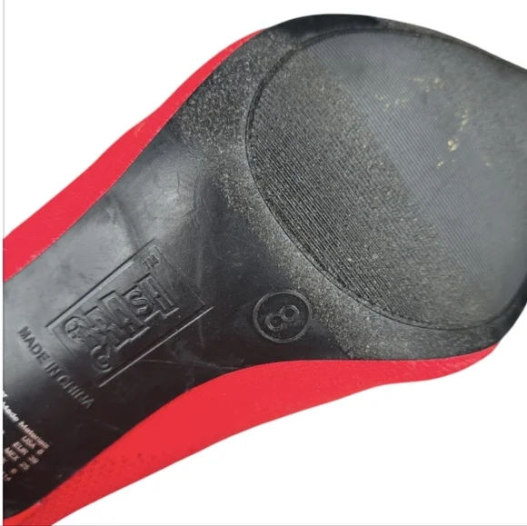 Brash Women's Xaya Red Mid-Calf Pointed Toe Stiletto Sock Boots 8 Sexy Booties - Picture 11 of 11